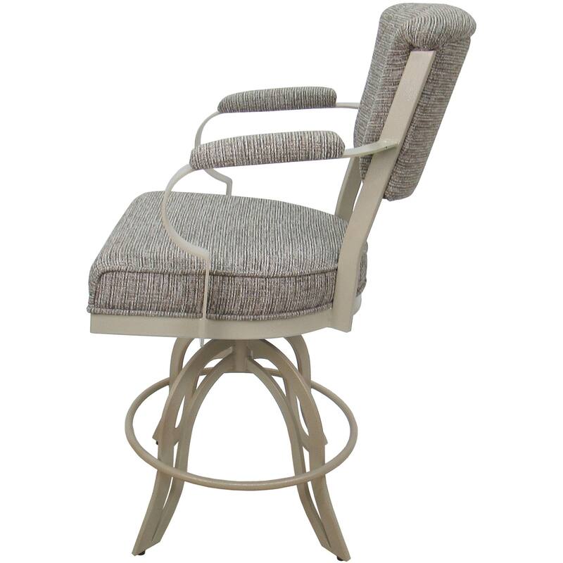 Miami Counter 26" or Bar 30" Metal Bar Stool on A Base