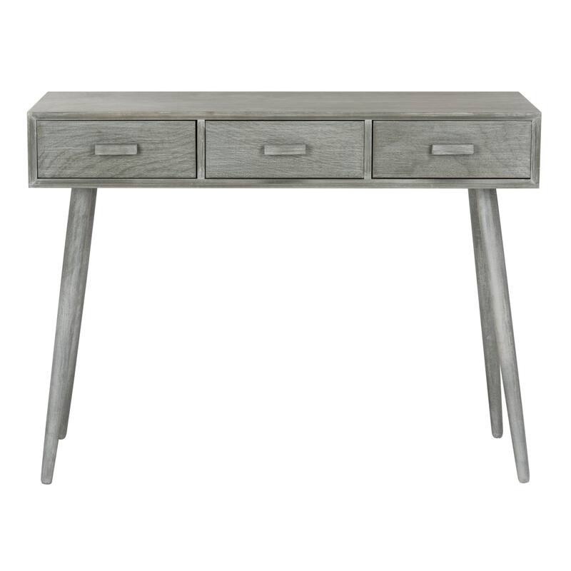 SAFAVIEH Hennie 3-Drawer Console Table - 41.8" x 14.3" x 32" - 42"W x 14"D x 32"H