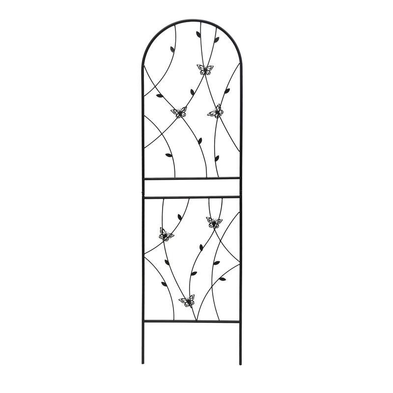 2 Pack Metal Garden Trellis Rustproof Trellis for Climbing Plants Outdoor Flower Support