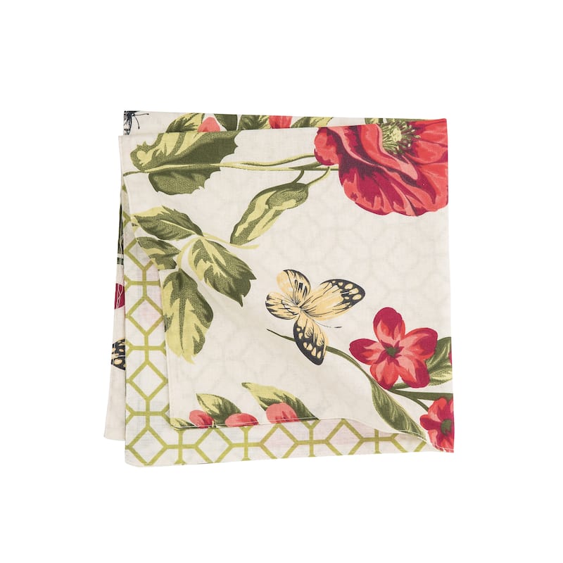 Nina Cotton Reversible Napkin Set of 6 - Set of 6
