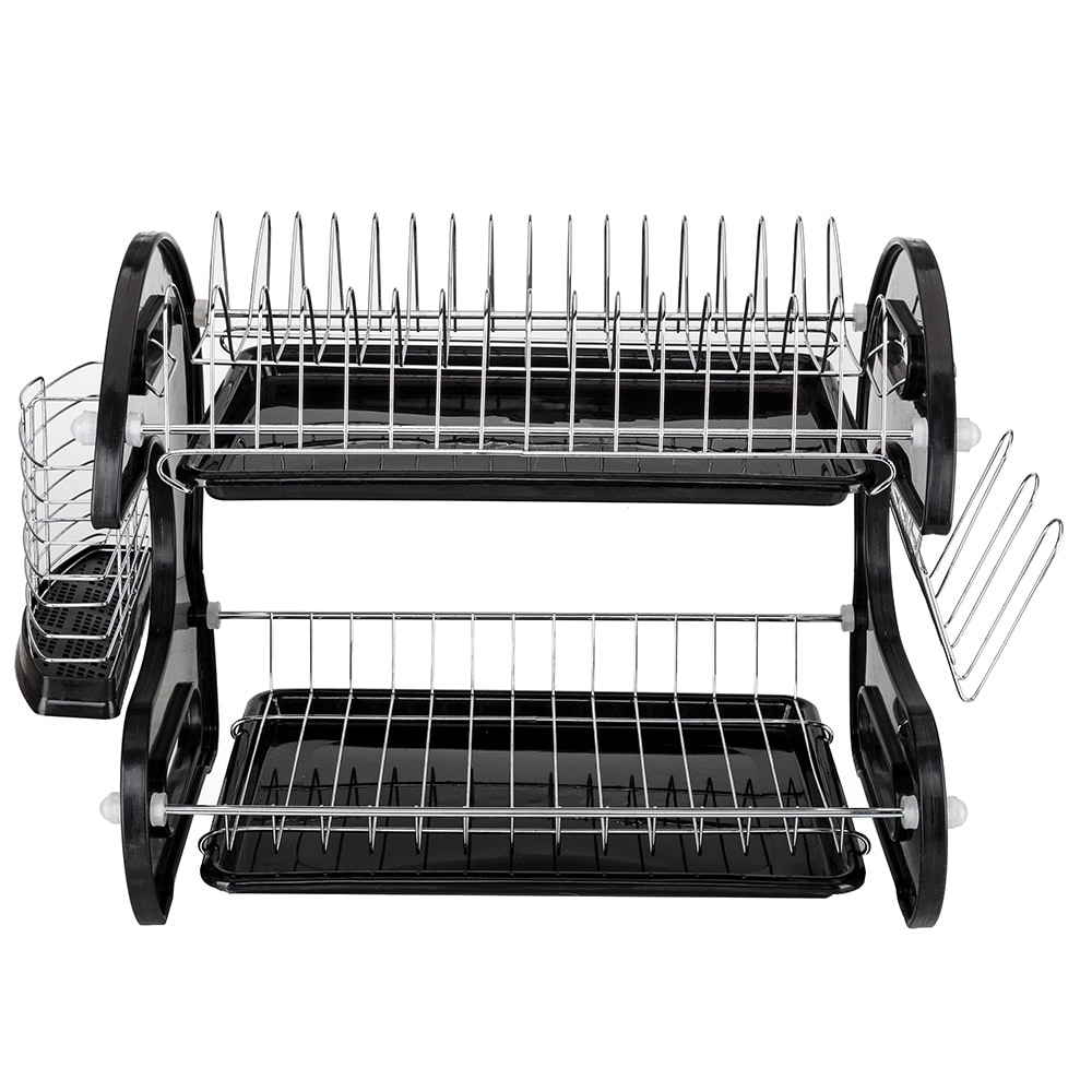 Multifunctional S-shaped Dual Layers Collection Shelf Dish Drainer - Bed  Bath & Beyond - 31960365