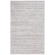 preview thumbnail 19 of 28, SAFAVIEH Handmade Mirage Ajete Modern Stripe Wool Rug 3' x 5' - Ivory/Dark Grey - Rectangle