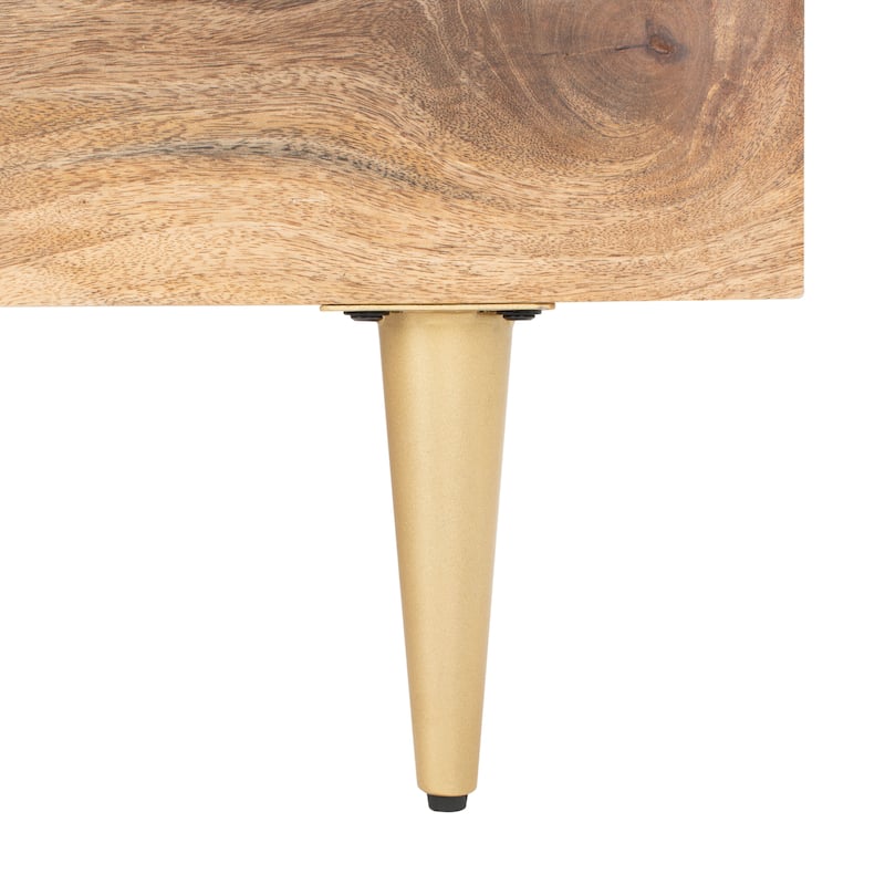 SAFAVIEH Couture Leni Gold Inlayed Cement Bed