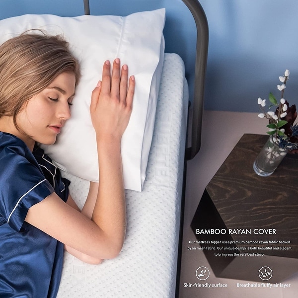 Subrtex Gel infused Memory Foam Mattress Topper On Sale Bed Bath Beyond 32567394