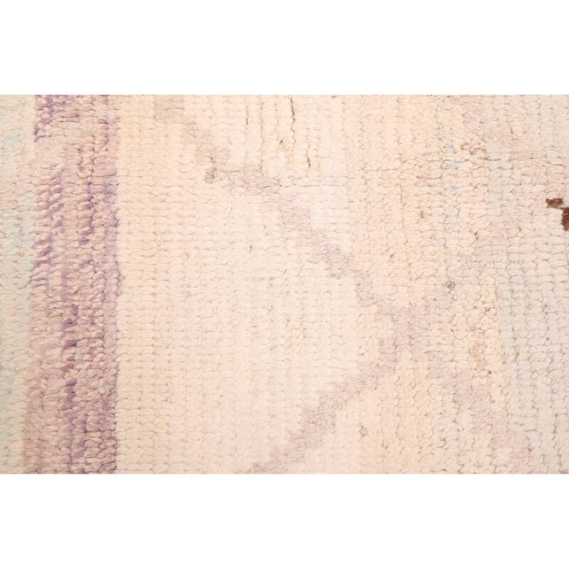 ECARPETGALLERY Hand-knotted Pak Finest Marrakesh Cream Wool Rug - 8'11 x 11'11