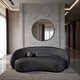 preview thumbnail 13 of 13, Furniture of America Nalei Modern 85-inch Chenille Sofa with Pillows Black