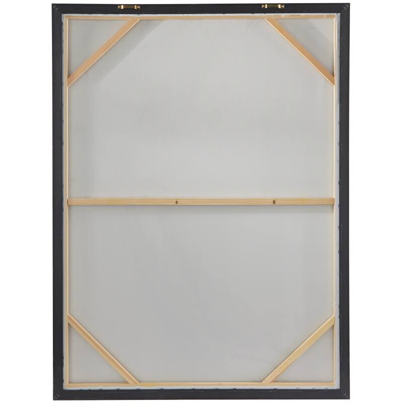 Canvas Landscape Women Framed Wall Art with Silver Frame - White - Roche River Decor