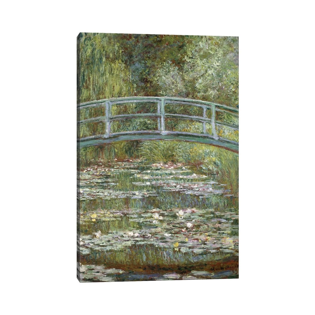 iCanvas "The Water-Lily Pond, 1899 " by Claude Monet Canvas Print