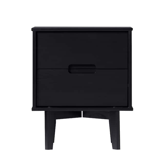 Middlebrook Mid-Century Solid Wood 2-Drawer Nightstand