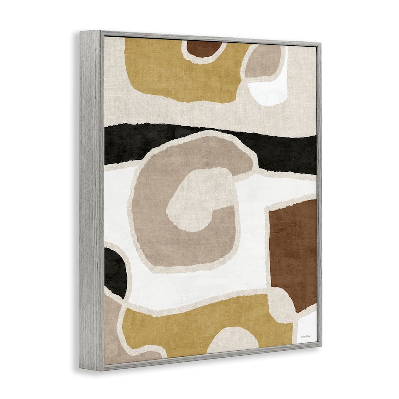 Stupell Earthy Boho Geometrics Framed Giclee Art Design By Amber Sterling