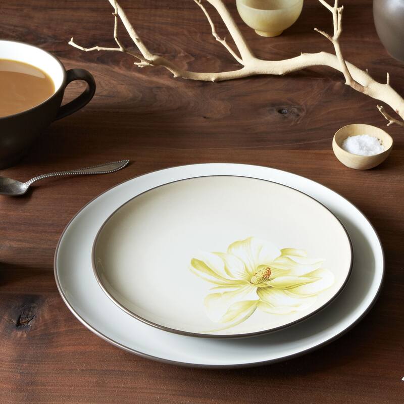 Noritake Colorwave Set Of 4 Floral Accent Plates, 8-1/4"