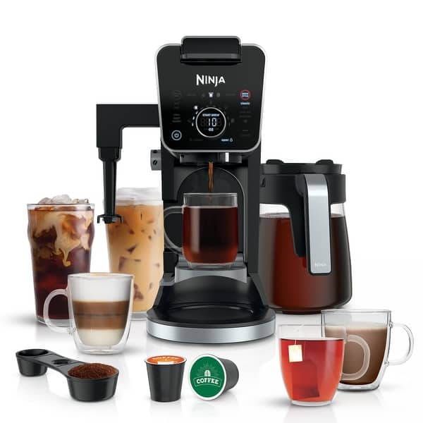 Ninja Hot and Cold Brew System 5-Cup Black Residential Cold Brew Coffee  Maker in the Coffee Makers department at