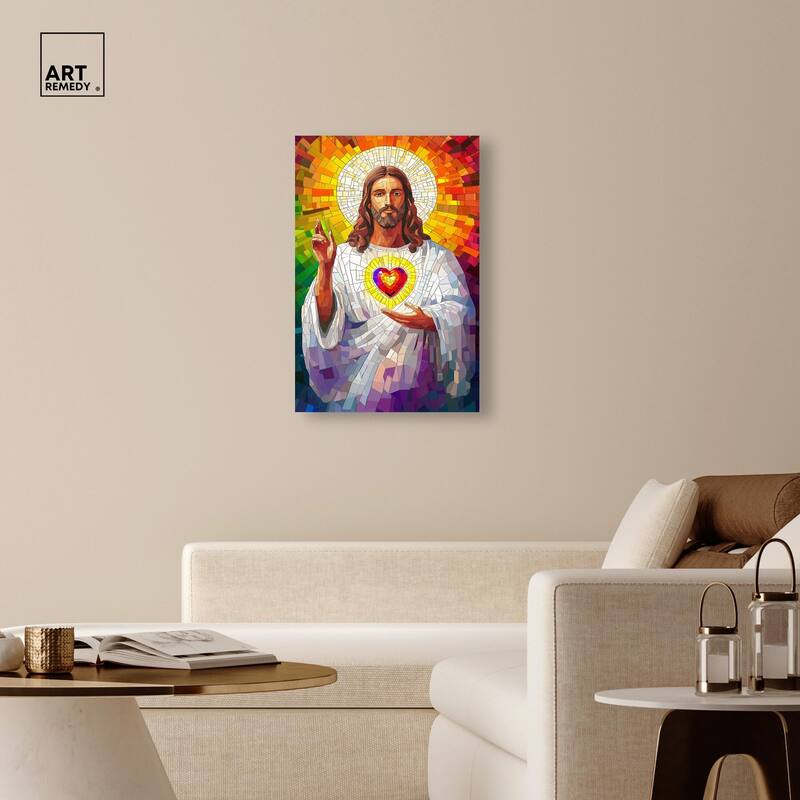 Blocks of Benediction I Canvas by Art Remedy, Gallery Wrapped