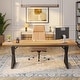 preview thumbnail 15 of 53, 70.8-Inch Executive Desk, Large Computer Office Desk Workstation