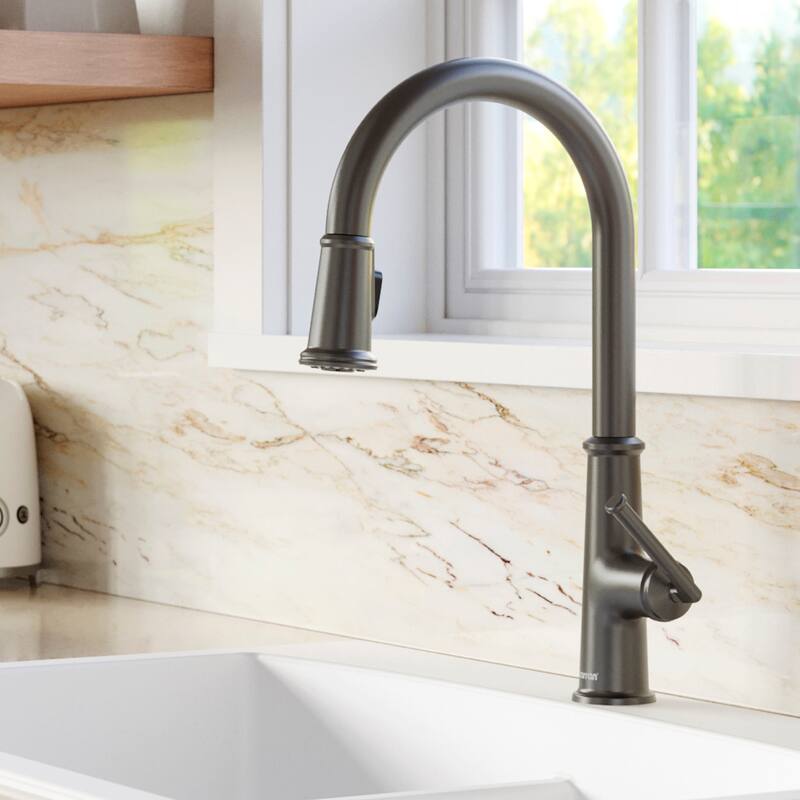 Karran Elwood One-Handle Pull Down Dual Function Sprayer Kitchen Faucet