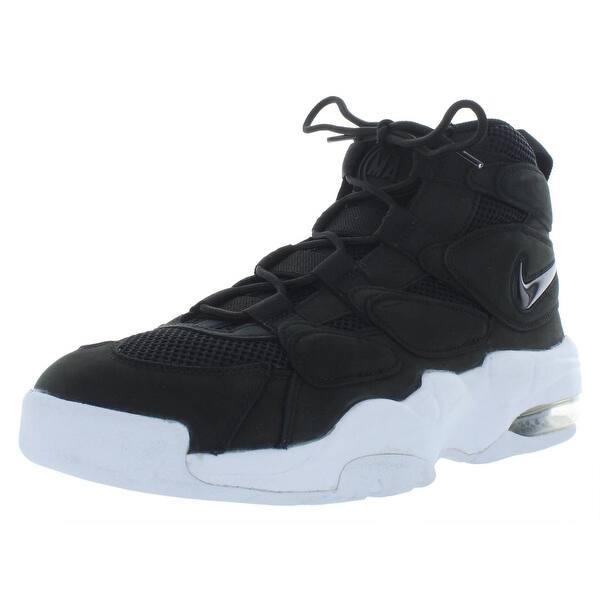 Shop Nike Mens Air Max 2 Uptempo Qs Basketball Shoes High Top Active Overstock 27990813