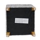 preview thumbnail 104 of 149, Adeco Square Storage Ottoman 17 inch Footstool