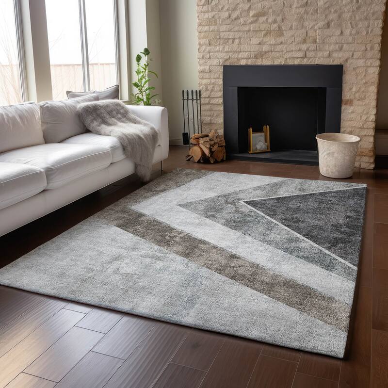 Premium Washable Super Soft Modern Ziggy Mayfield Rug