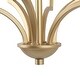 preview thumbnail 10 of 12, Modern Gold 3-Light Candle Chandelier Foyer Pendant Lights for Kitchen Island