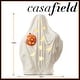 preview thumbnail 5 of 4, PreLit Ceramic Halloween Ghost Pumpkin HandPainted Tabletop Decor