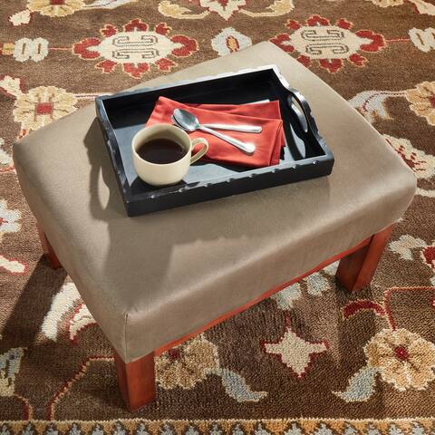 Hills Mission-style Oak Ottoman by iNSPIRE Q Classic