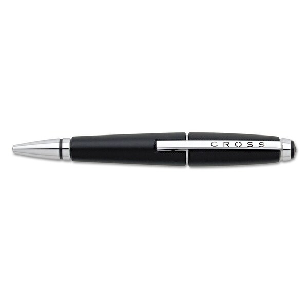 Edge Retractable Gel Pen Gift Box, Medium 0.7mm, Black Ink, Black Barrel - Clear. Opens flyout.