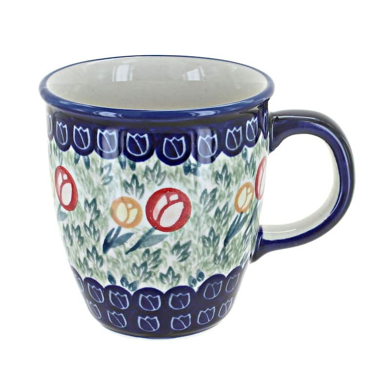 Blue Rose Polish Pottery Manufaktura Coffee Mug - Spring Beauty