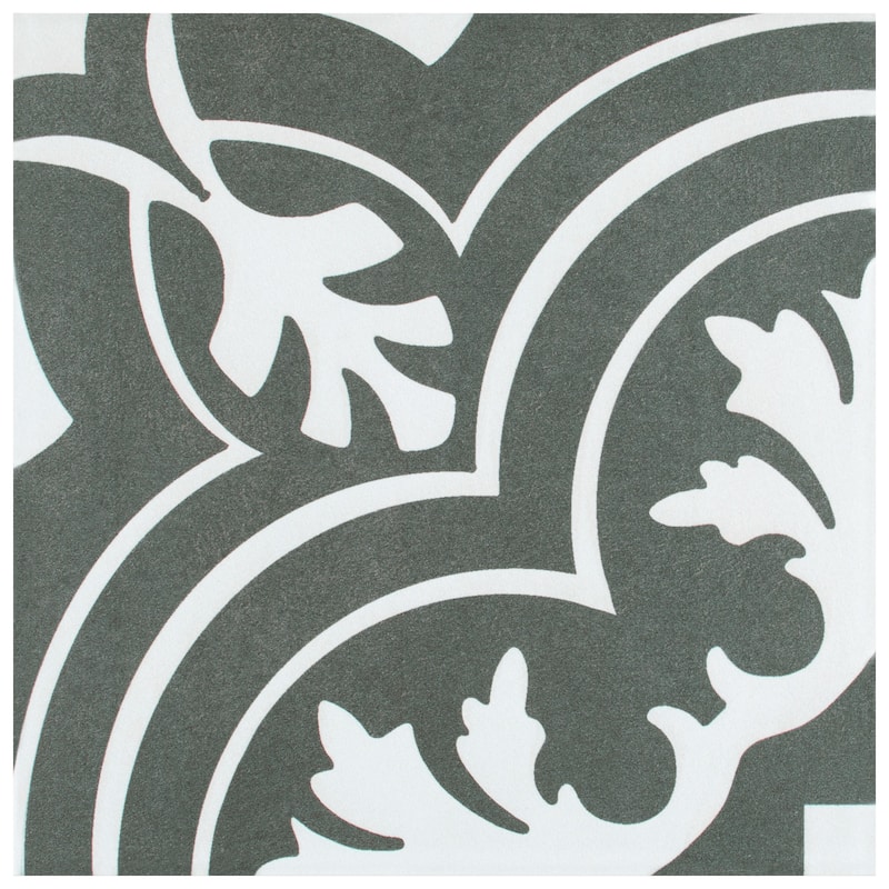 Merola Tile Twenties Classic 7-3/4" x 7-3/4" Ceramic Floor and Wall Tile