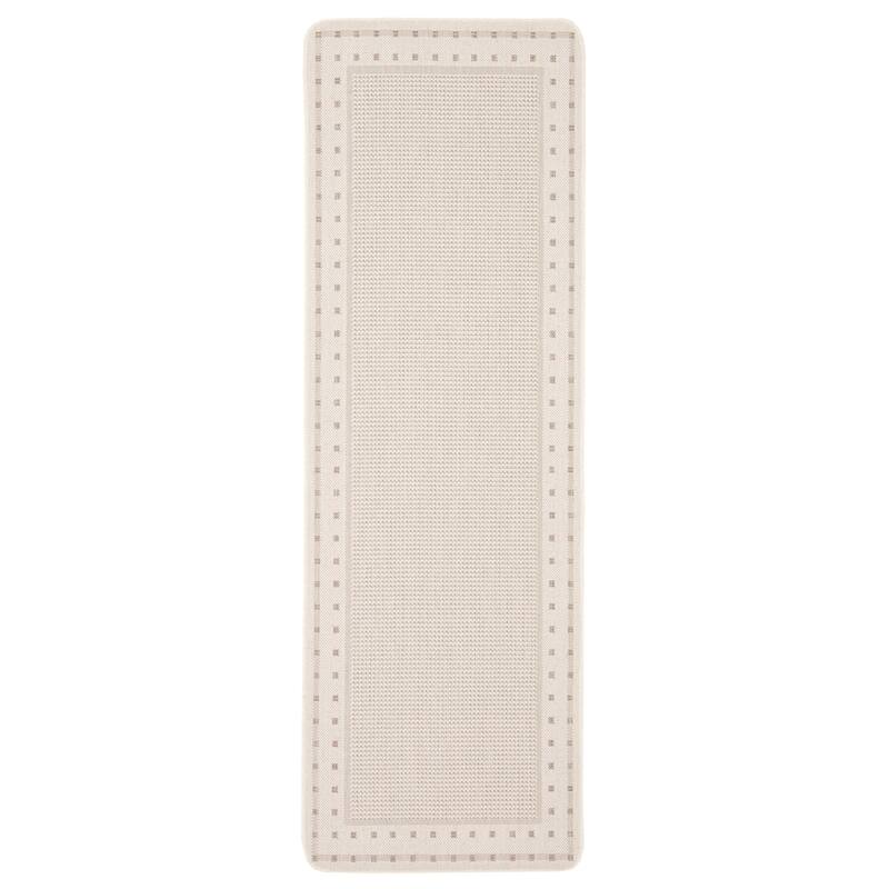 ECARPETGALLERY Nadia Indoor/ Outdoor Rug - 2'2 x 6'7 - Cream