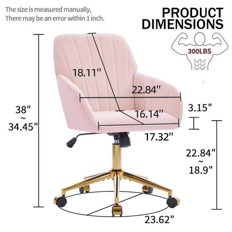 Adjustable Office Chair, Home Bedroom, Ergonomic Swivel Chair, Backrest Seat, Comfortable for Long Sitting