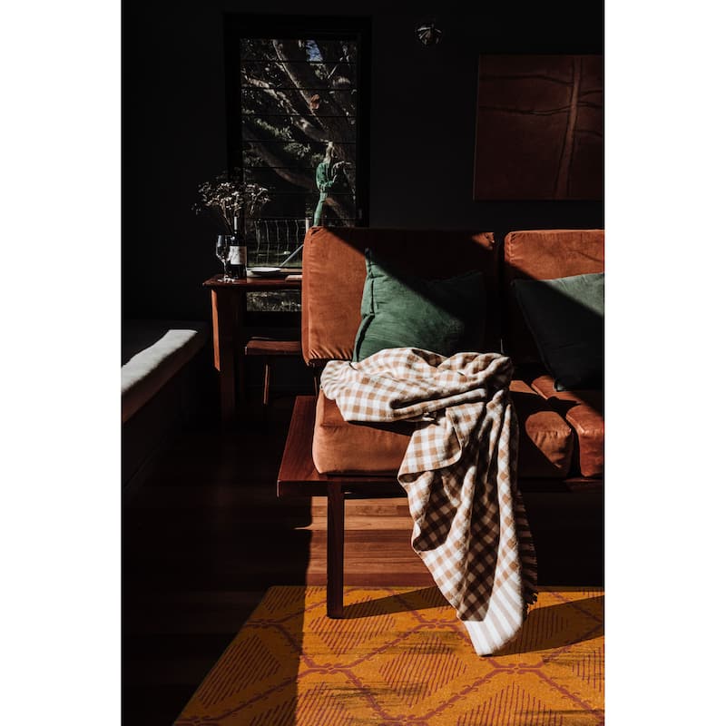 ECARPETGALLERY Hand-knotted Opulence Light Brown Wool Rug - 4'2 x 8'10