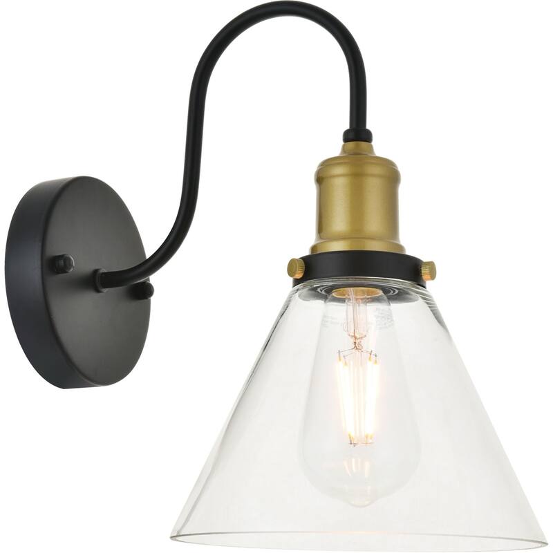 Elegant Lighting Histoire Single Light 11" Tall Wall Sconce
