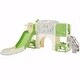 preview thumbnail 48 of 69, 11-in-1 Toddler Slide Playset - Kids Slide for Ages 1-3 with Basketball Hoop, Arch Tunnel, Telescope, and Toy Storage Organizer