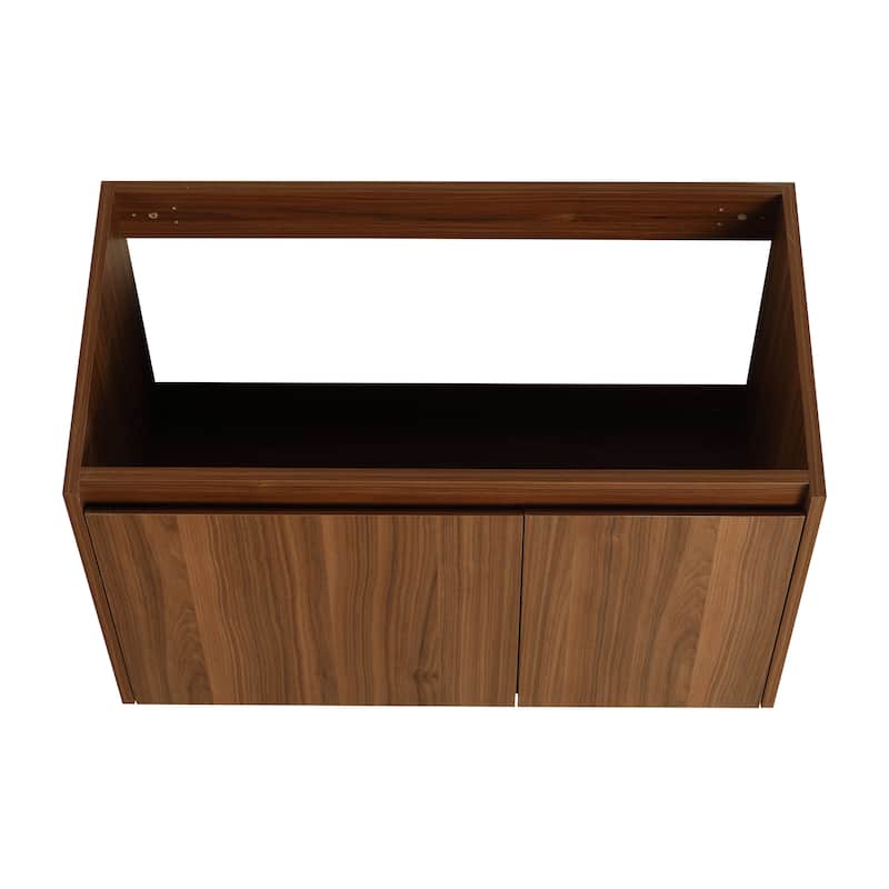 30 Inch Bathroom Cabinet With Sink,Soft Close Doors,Float Mounting Design, For Small Bathroom