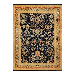 Overton Mogul, One-of-a-Kind Hand-Knotted Area Rug - Blue, 8' 10" x 12' 0" - 8' 10" x 12' 0"