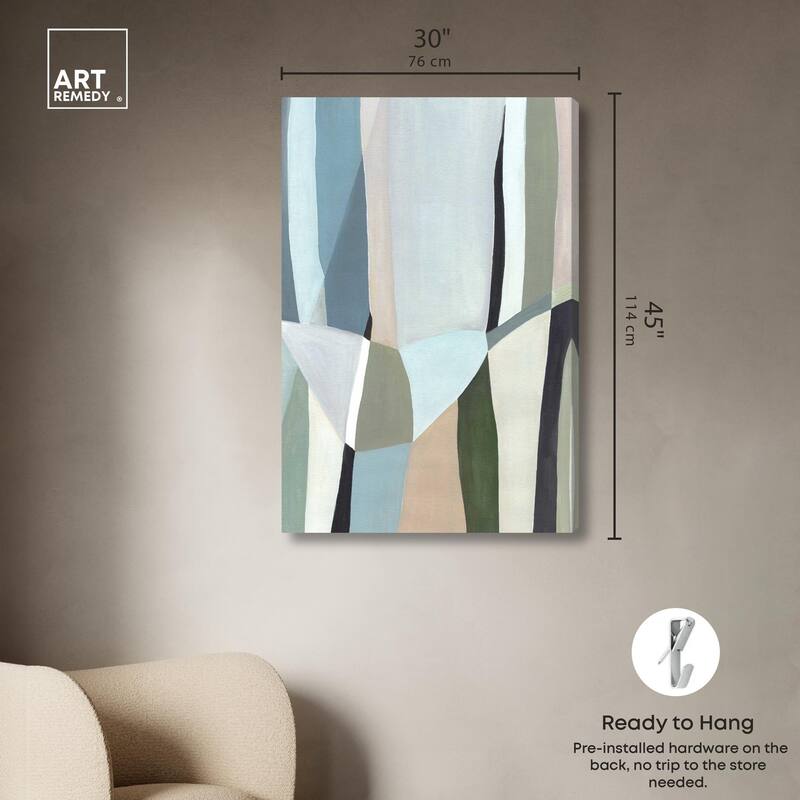 Abstract Fragments II Canvas by Art Remedy, Gallery Wrapped