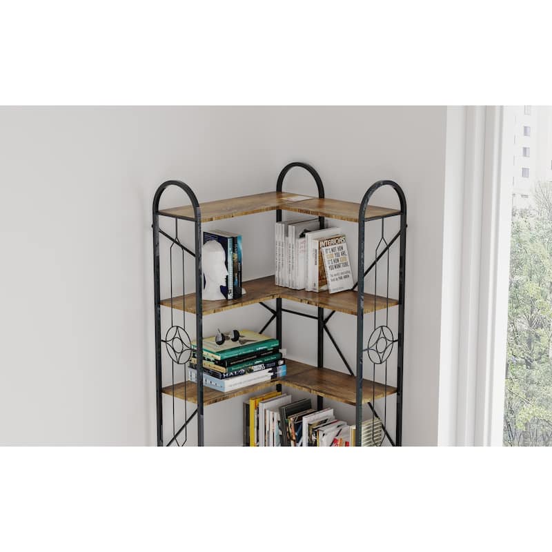 7 Shelf Bookcase, Modern High Bookcase,
