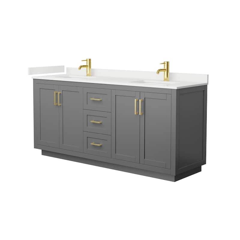 Wyndham Collection WCF292972D-QTZ-UNSMXX Miranda 72" Free Standing