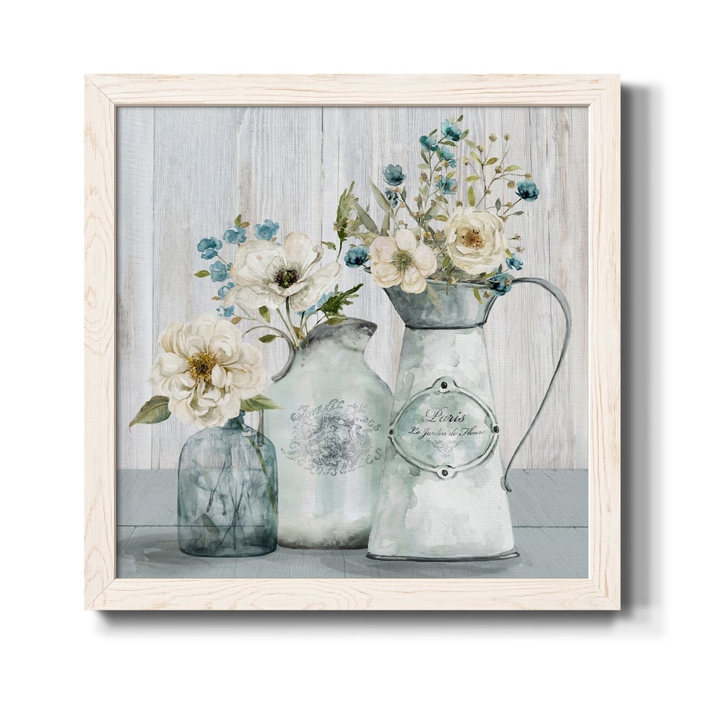 French Garden Flowers I-Premium Framed Canvas - Ready to Hang