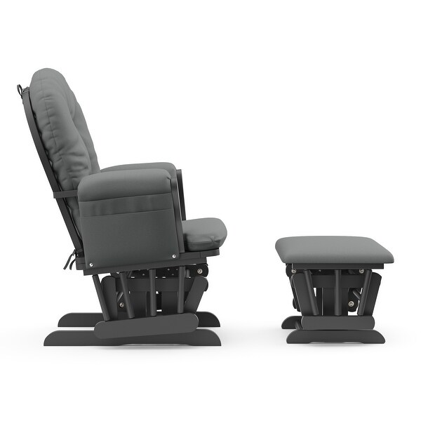 storkcraft premium hoop glider and ottoman