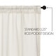 preview thumbnail 10 of 28, Tobacco Cloth Fringed Valance 16x72 - Antique White