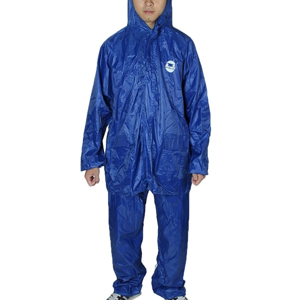 Outdoor Travel Plastic Water Resistant Dustproof Jacket w Waist Pants Raincoat