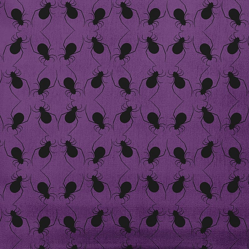 Spider Cluster Decorative Throw Pillow - 20" x 20" - Amethyst