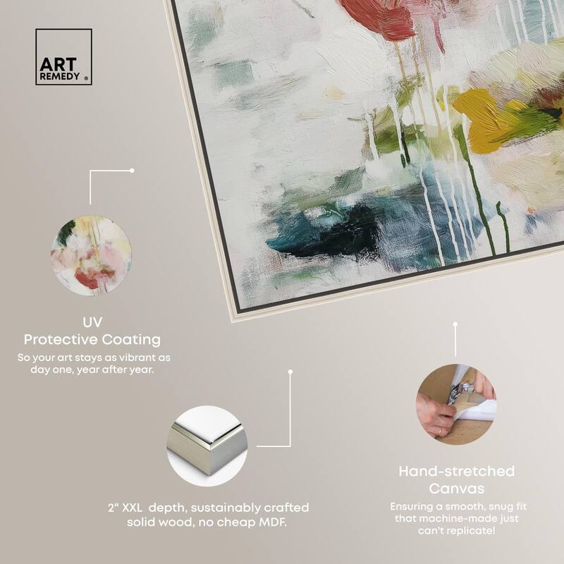 Dripping Colors III Canvas by Art Remedy