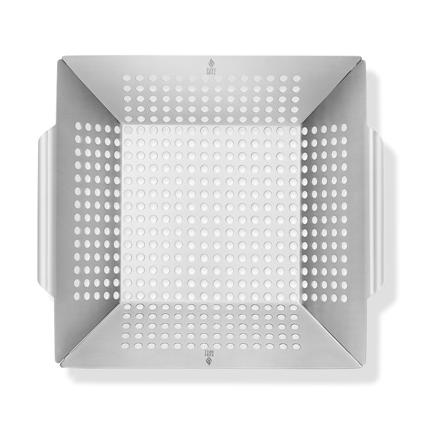 Grill Baskets For Outdoor Grill, Stainless Steel Perforated Grill