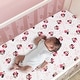 preview thumbnail 5 of 7, Lambs & Ivy Disney Baby Minnie Mouse Love 3-Piece Pink Nursery Crib Bedding Set