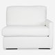 preview thumbnail 1 of 6, Uttermost Refuge Arctic White Right Arm Facing Sofa - 30"Hx 43.25"Wx 37.5 "D