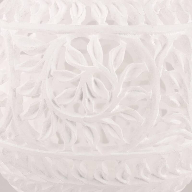 Novica Handmade Vine Dome Alabaster Tealight Holder