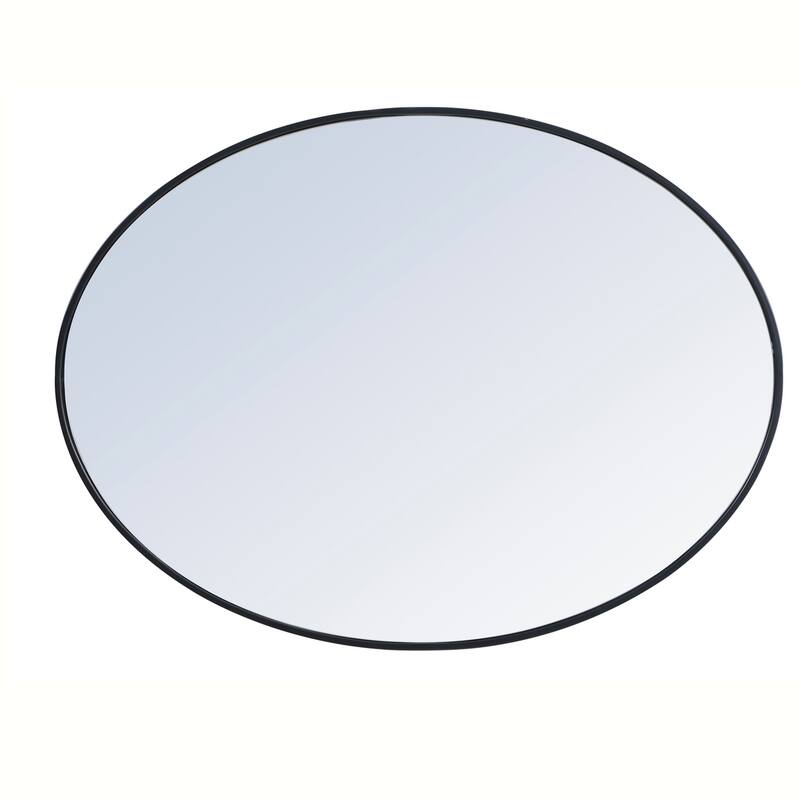 Carson Carrington Labbemala Metal Frame Oval Mirror