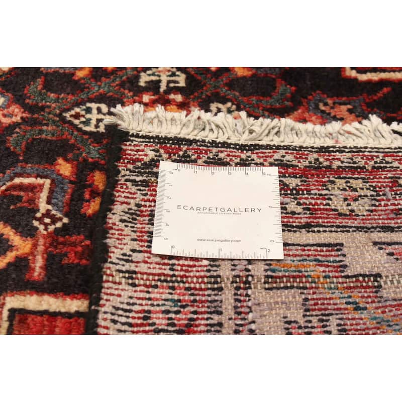 ECARPETGALLERY Hand-knotted Andelz Navy Wool Rug - 3'7 x 9'5